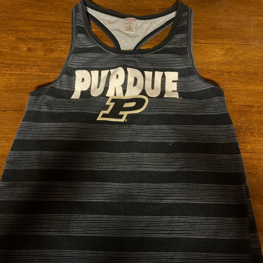 Purdue Women's Black Tank Top